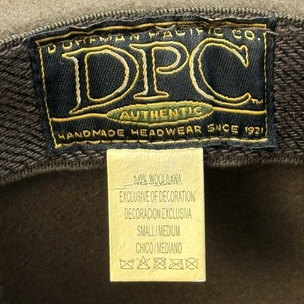 Vintage Dorfman Pacific DPC Wool Felt Western Aussie Outback Hat Mens S/M‎ Brown